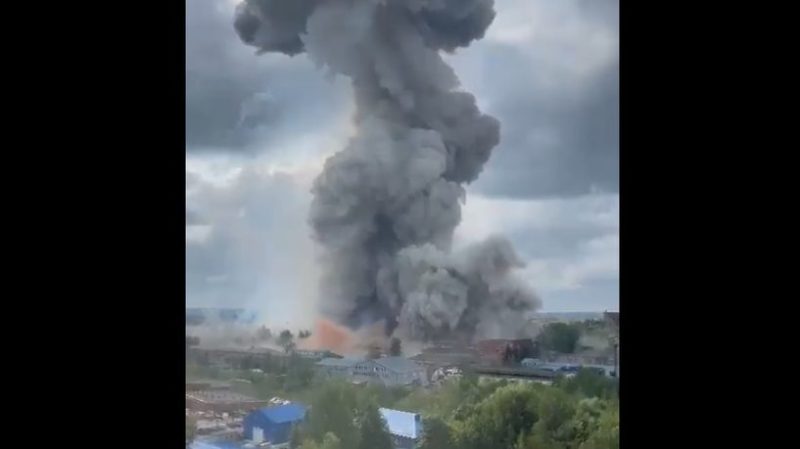 روسيا تعلن عن انفنجار قرب مصنع في موسكو